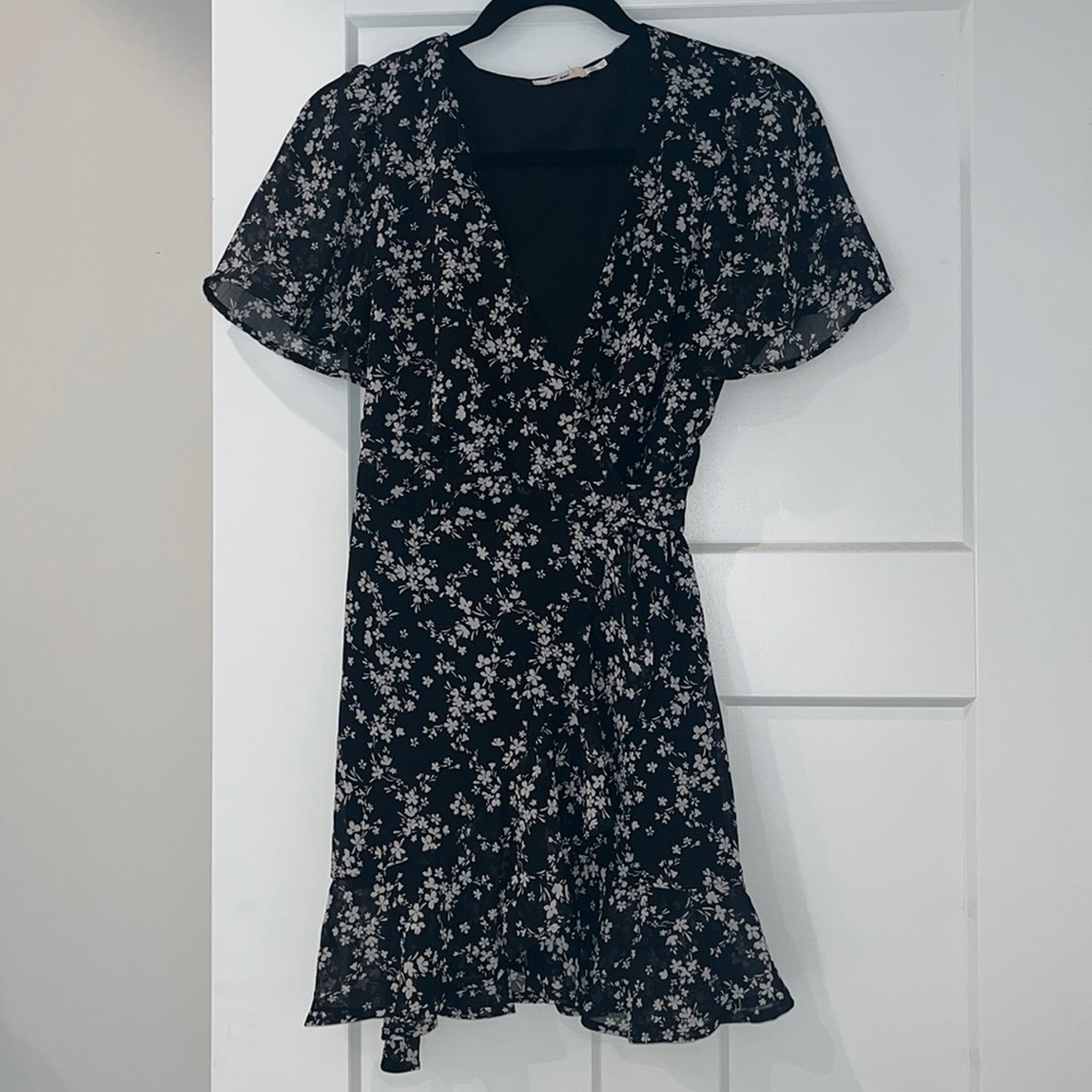 Black and white franscesca dress size XS
